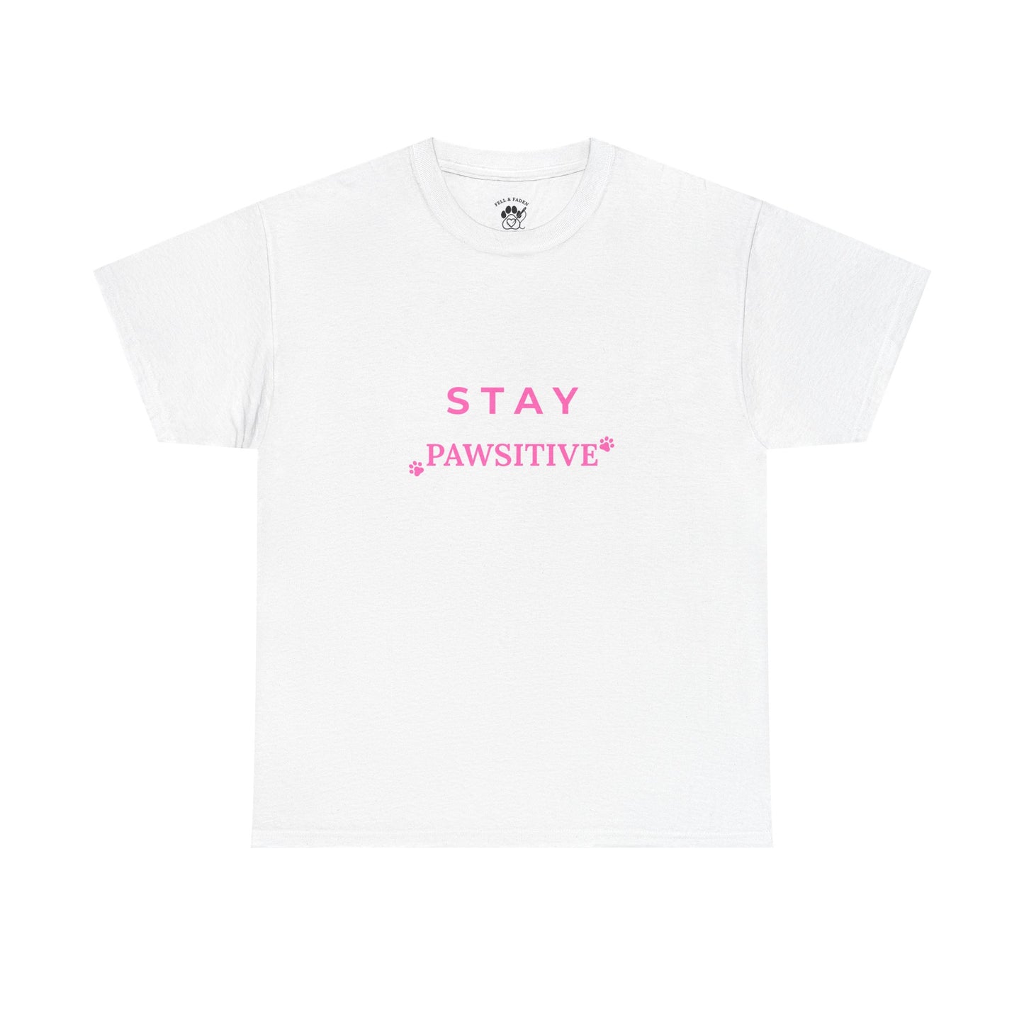 FELL&FADEN Damen T-Shirt "STAY PAWSITIVE"